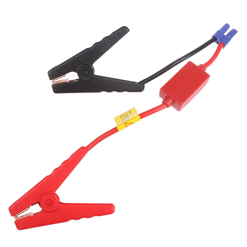 12V Jump Starter Cable Clamps Booster EC5 Plug Connector Prevent Zpaxo