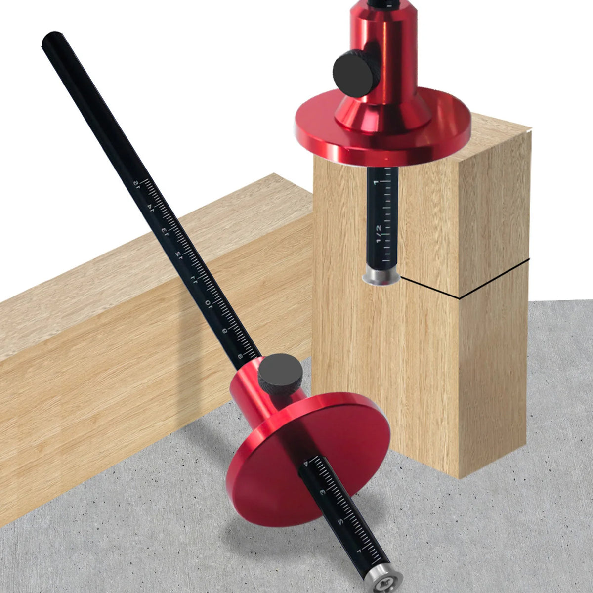 Woodworking Scribe Tool European Knob Adjustment Wood Marking Scriber Zpaxo