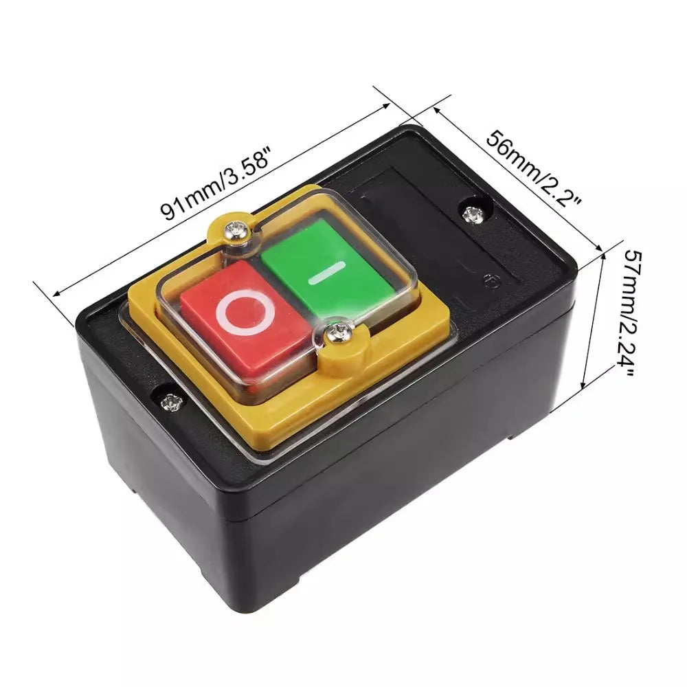 Waterproof Push Button Switch OFF Mechanical Equipment Control Zpaxo