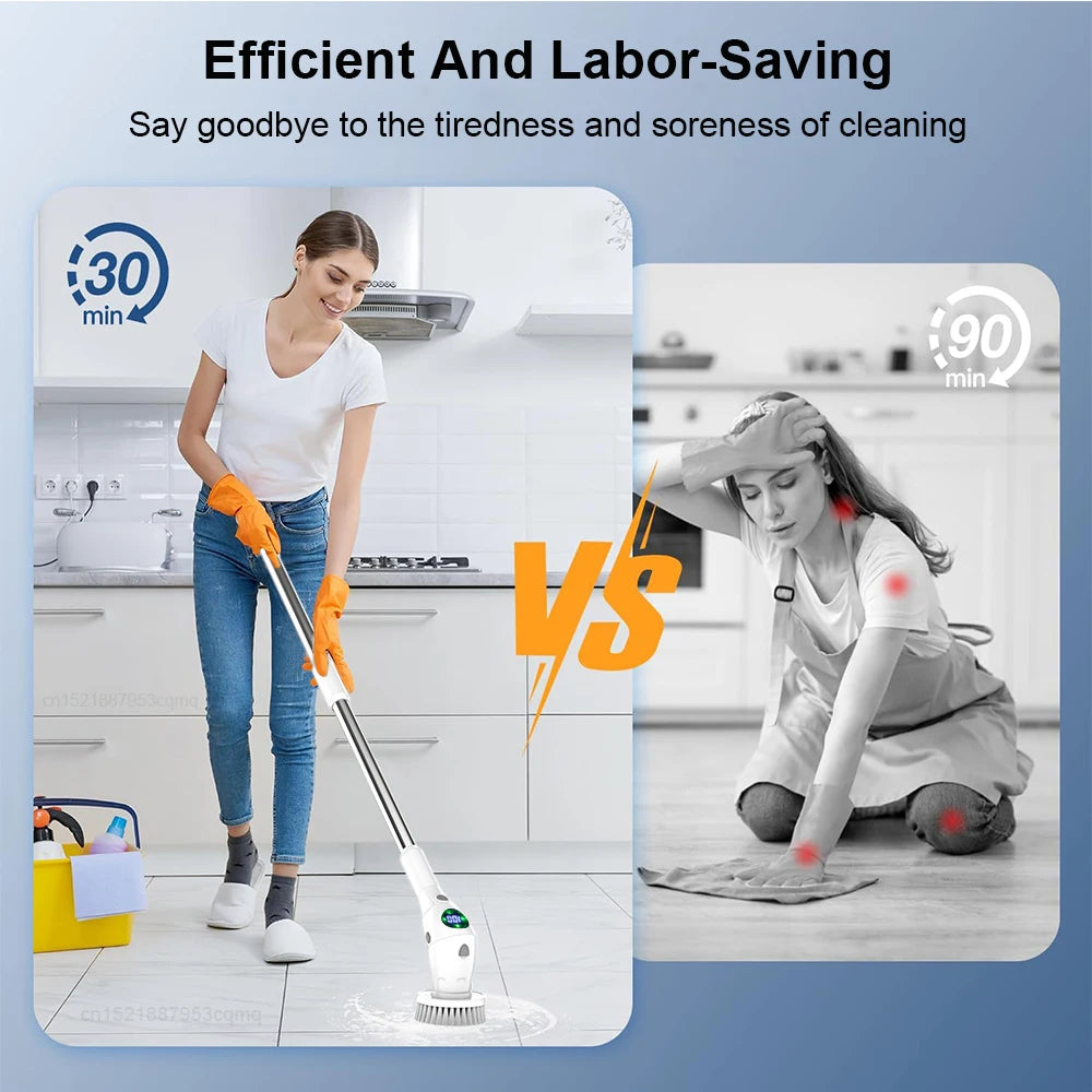 Electric Cleaning Brush 1 Multifunctional Household Wireless Zpaxo
