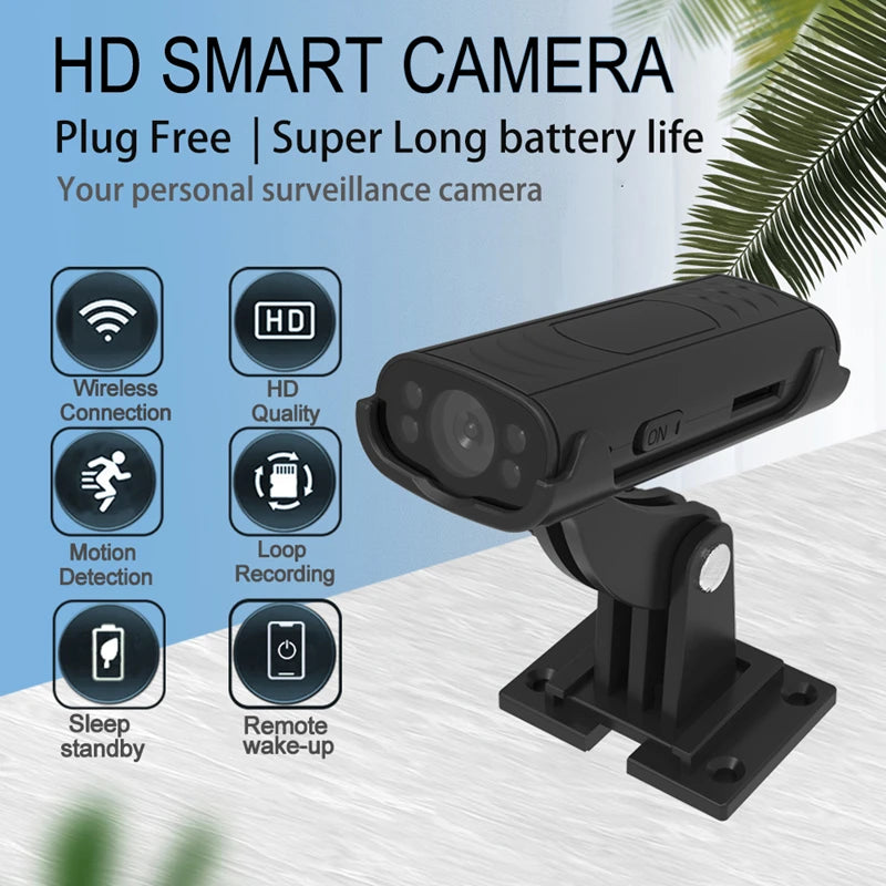 Wireless Security Camera 1080P HD Rechargeable Battery Powered Wifi Zpaxo