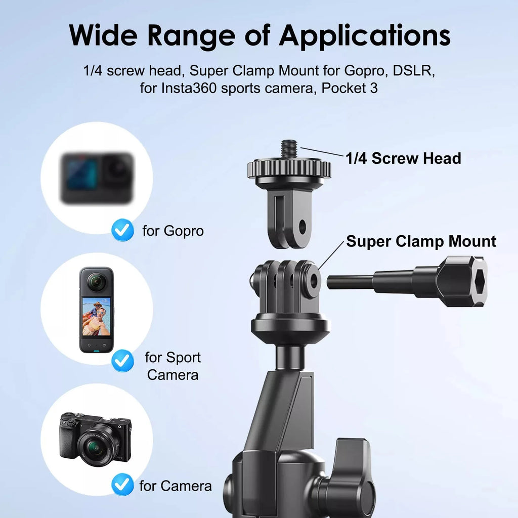 Motorcycle Bicycle Holder 360 Rotating Handlebar Mount Bracket Zpaxo