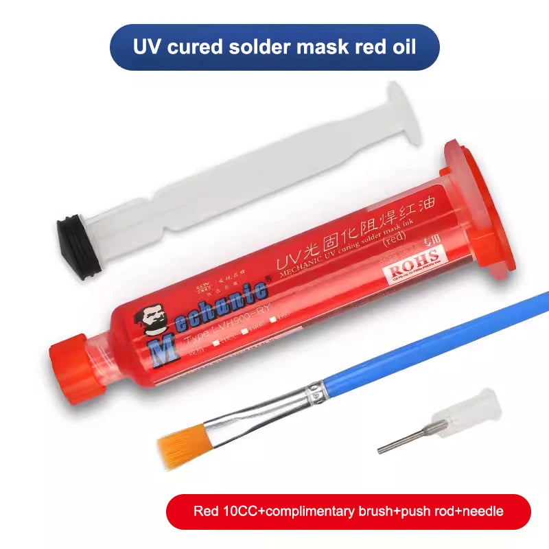 Prevent Corrosive Arcing 6 Colors Oil UV Photosensitive Solder Mask Ink BGA PCB Motherboard Paint Zpaxo A3