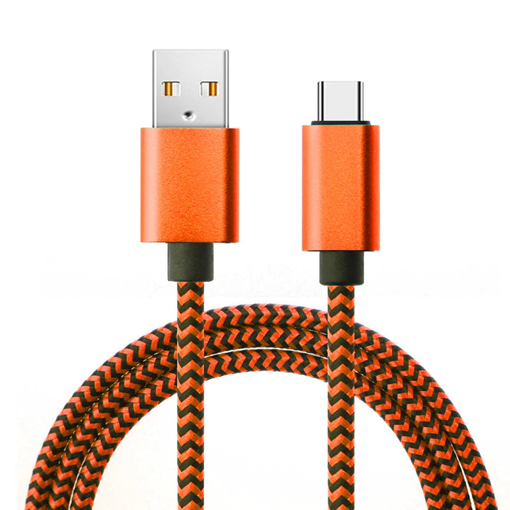 3M USB C Cable Date Sync 3A Fast Charging Mobile Phone Charger Zpaxo Yellow 2m