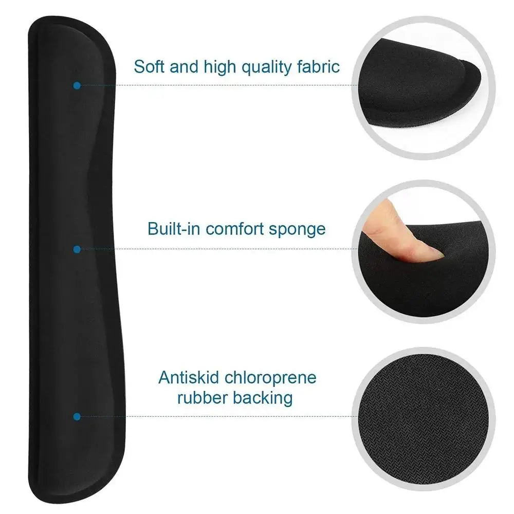 Keyboard Mouse Wrist Rest Pad Memory Foam Hand Support Ergonomic Zpaxo