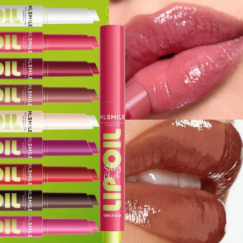 Multicolor Mirror Silky Lip Gloss Hydrating Solid Press Lipstick Zpaxo