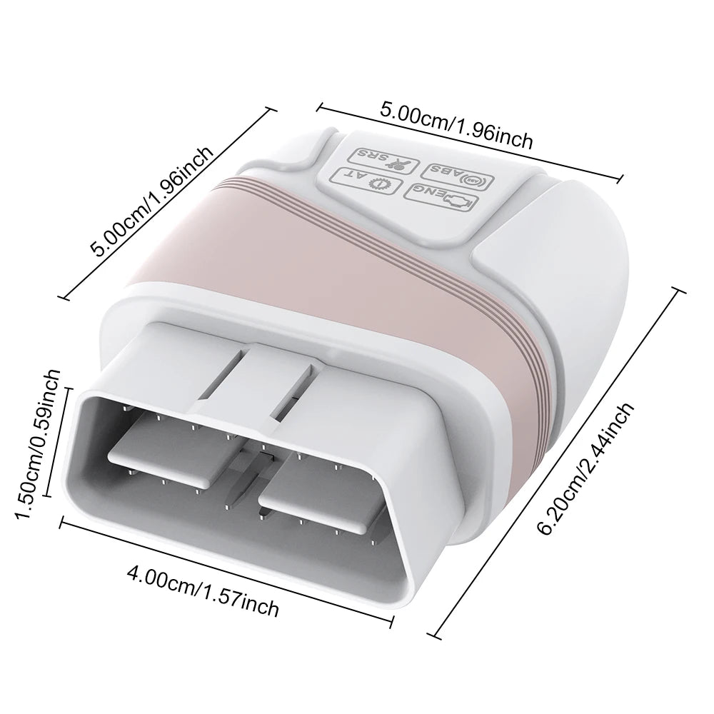 OBD2 Scanner Wireless Fault Code Clear Car Reader OBD II Diagnostic Zpaxo