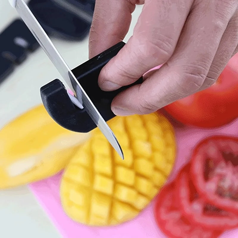 Pocket Ceramic Sharpener Keychain Knife Sharpening Tool Portable Zpaxo