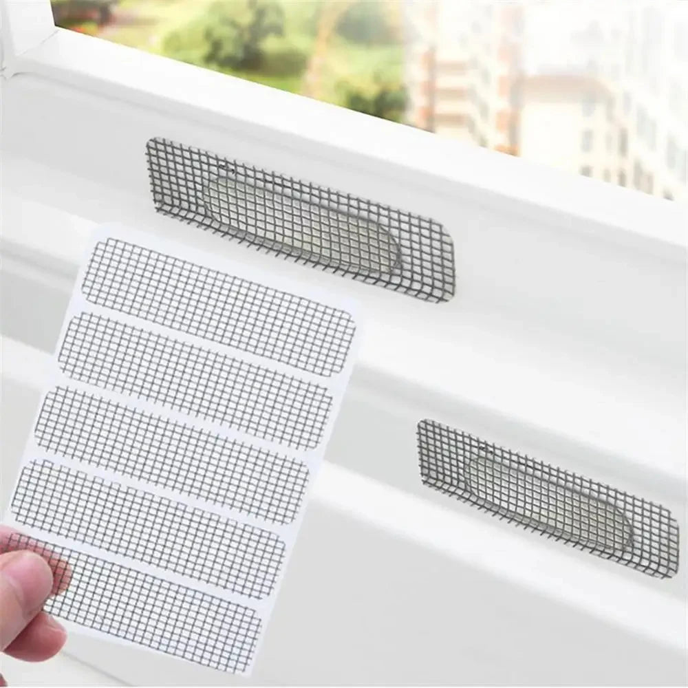 10 20 Repair Broken Hole Screen Net Window Sticker Anti-mosquito Mesh Zpaxo