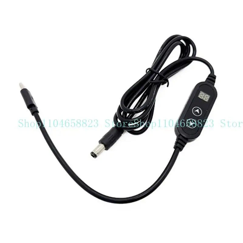 C DC521 Power Cable Adjustable Voltages Adapter Cord 5V 20V Devices Zpaxo