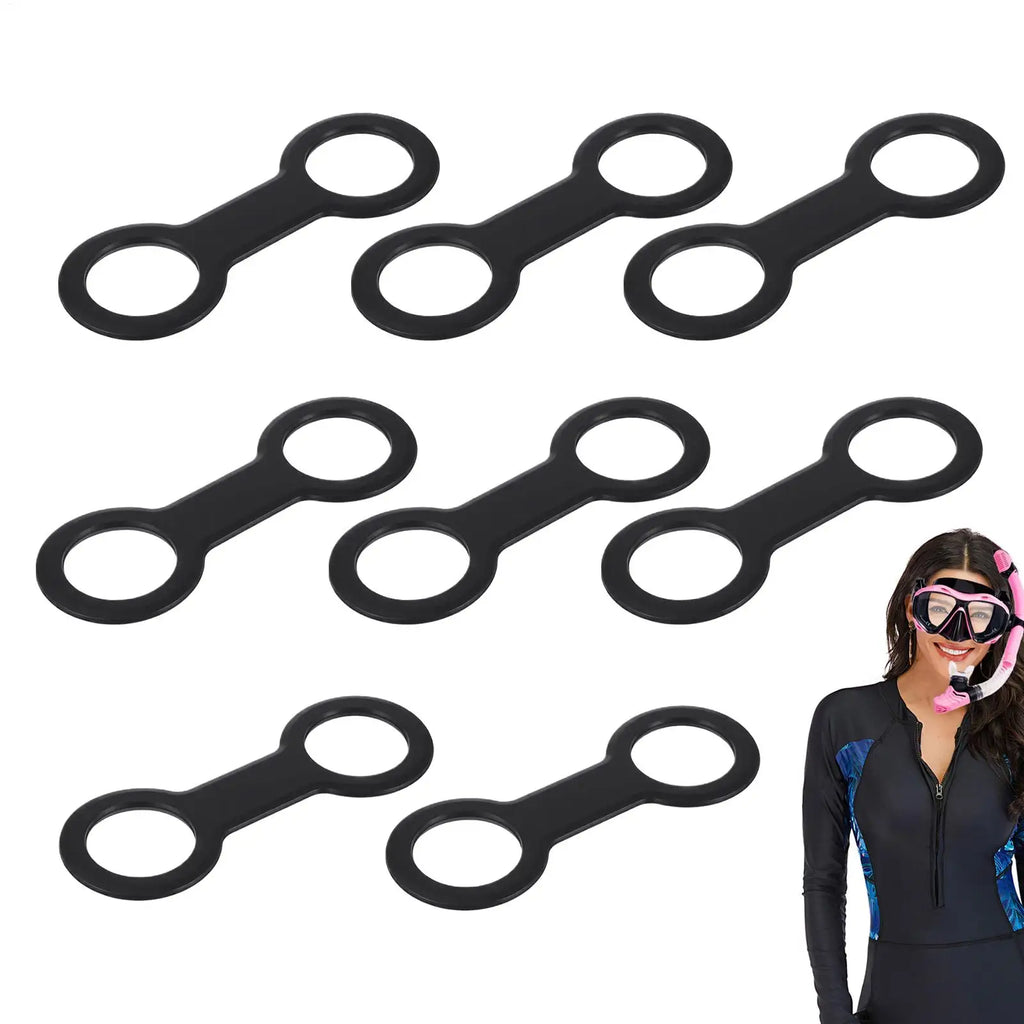 Snorkel Keeper Quick Release Double-ring Flexible Silicone Retainer Zpaxo