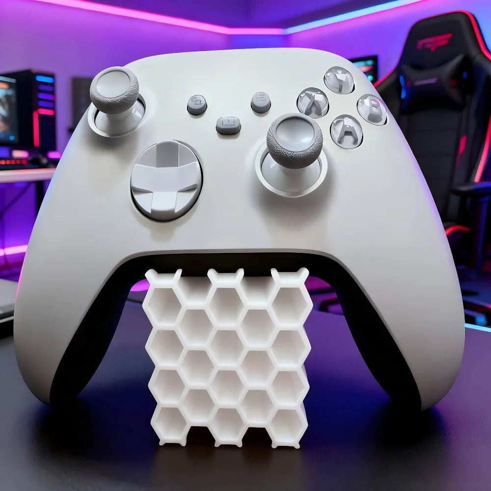 Supports All Xbox PS3 PS4 PS5 Controller Stands Docks Suitable Zpaxo WHITE