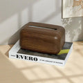 CMNew Chinese-style Simple Walnut Tissue Box Household Solid Wood Zpaxo A1