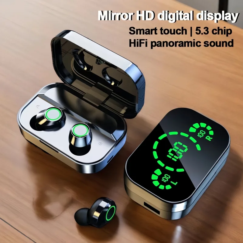 Long Playtime Touch Control True Wireless Earbuds Headphones Zpaxo