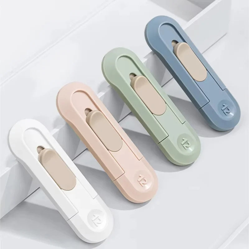 Portable Box Cutter Retractable Multifunctional Artwork Knife Office Zpaxo
