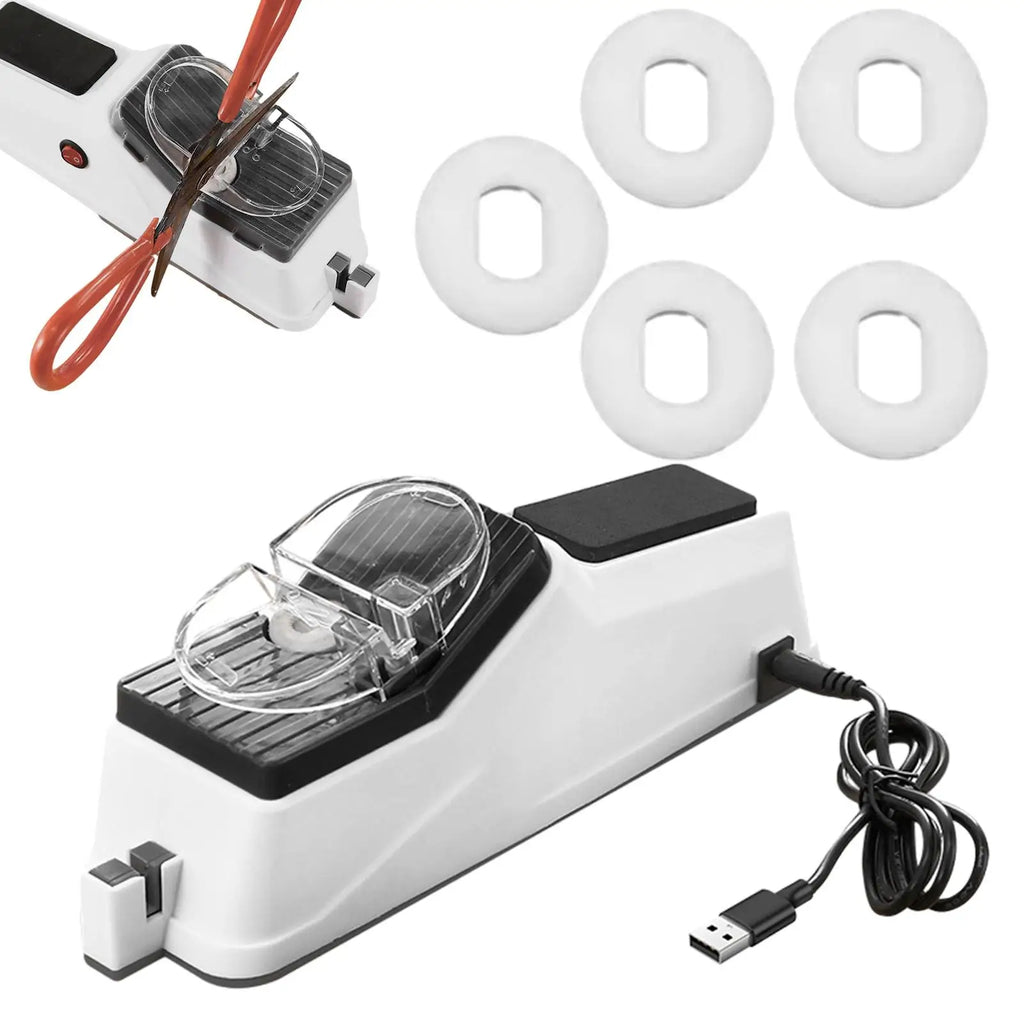 Electric Knife Sharpener Adjustable Kitchen Tool 5 Seconds Quick Zpaxo