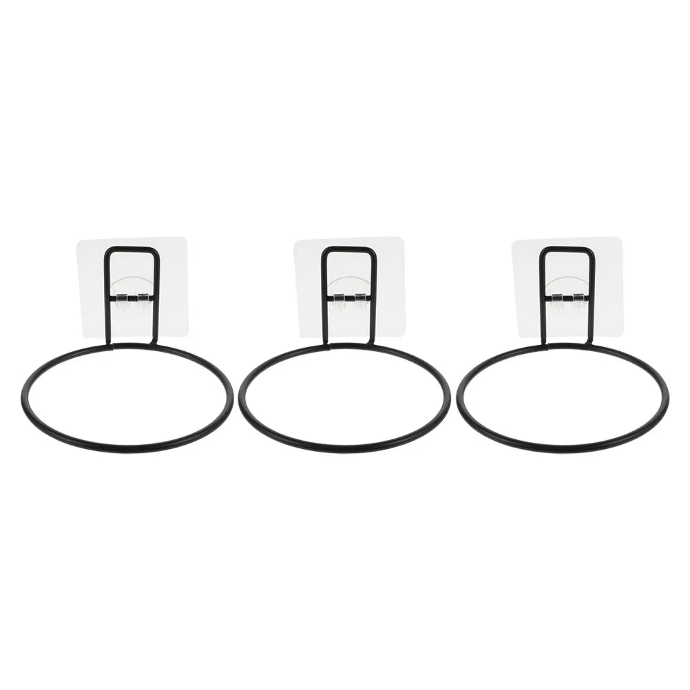 Pet Bowl Holder Wall Mounted Feeding Rack Cats Dogs Heavy Duty Iron Zpaxo