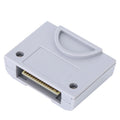 256Kb Replacement Memory Card N64 Game Console Controller Plug Play Zpaxo WHITE