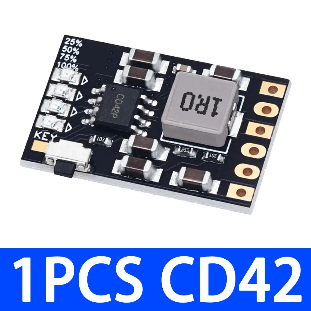 TP5100 charging management power supply module board TP5000 1A 2A compatible with 4.2V 8.4V single and double lithium batteries Zpaxo 1PCS CD42