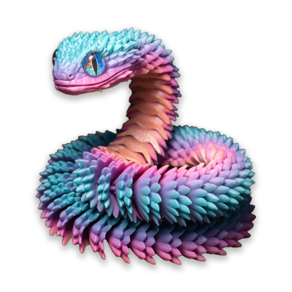 3D Printed Snake Figurines Simulated Animals Kid Craft Ornament Zpaxo 07 13cm5.1in