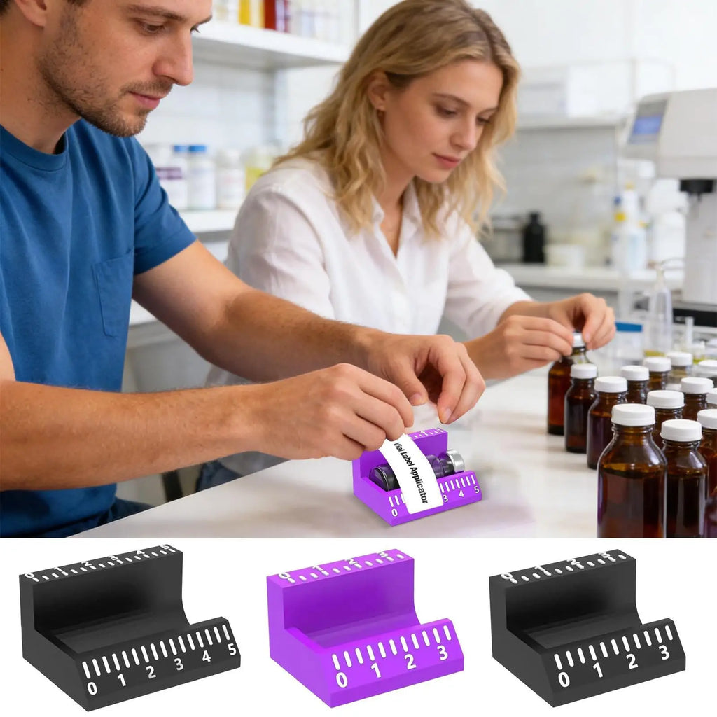 Label Applicator Bottle Reusable Precise Labeling Tool Essential Oils Zpaxo