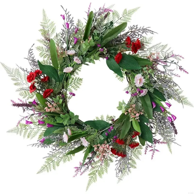 Premium Faux Plant Wreath Flower Design Functional Indoors Outdoor Zpaxo China Mainland