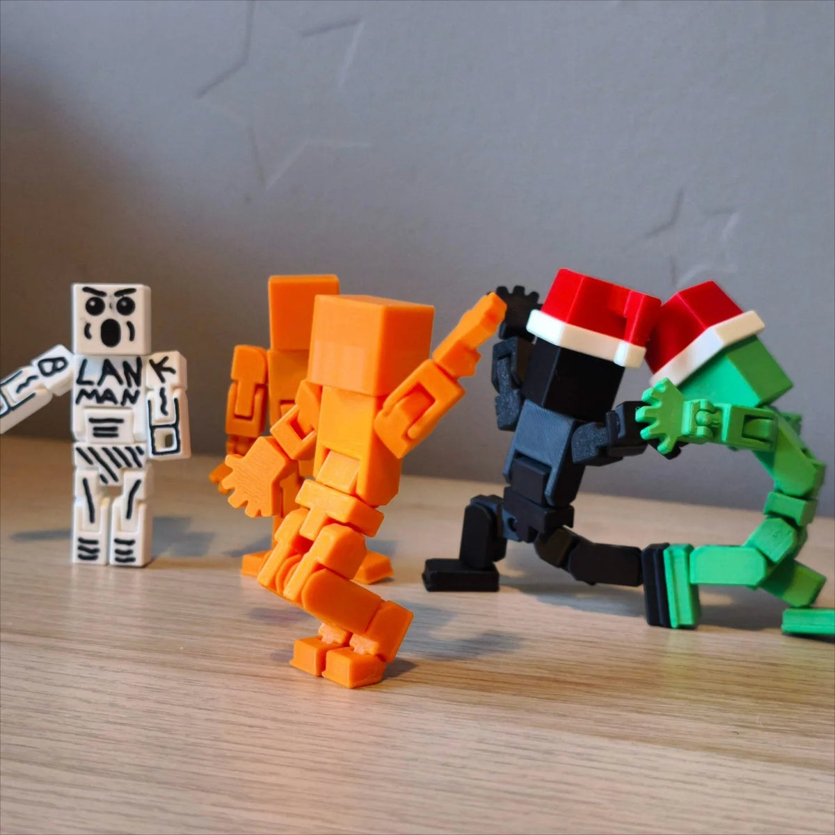 3D Printed Multi Joint Movable Mechanical Doll Model Design Custom Zpaxo