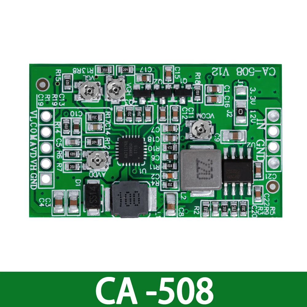 3.3V 12v CA-508 CA-408 4 Channel Adjustable Booster Board Module LCD Screen TCON Board TFT Backlight Driver Step Up TCON Board Zpaxo CA-508 12v 5pcs