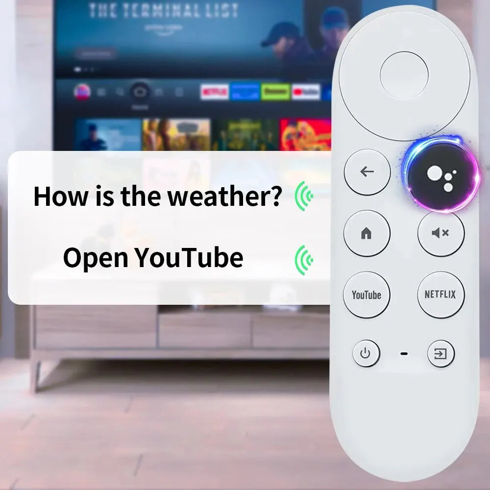 G9N9N Replacement Voice Remote Control Replacement Compatible with Google Chromecast 4K Snow Smart HD TV Streaming Stick Remote Zpaxo
