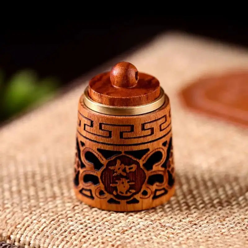 Auto Mini Wooden Aromatherapy Diffuser Perforated Bottle Hanging Zpaxo A2