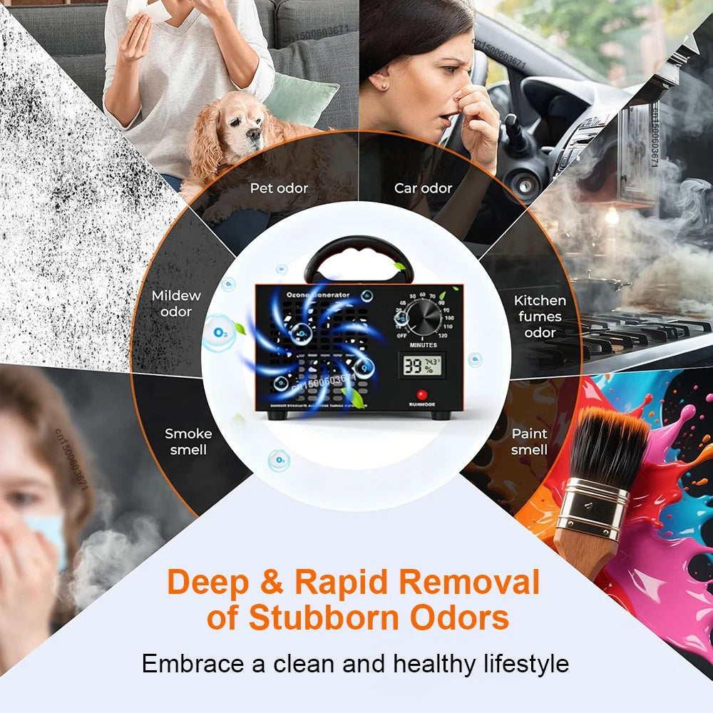 Ozone Generator H Machine Home Air Purifier Remove Odor Formaldehyde Zpaxo