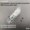 Car Accessories Volvo Rear View Camera Install Bracket License Plate Zpaxo 8368 Only bracket China Mainland