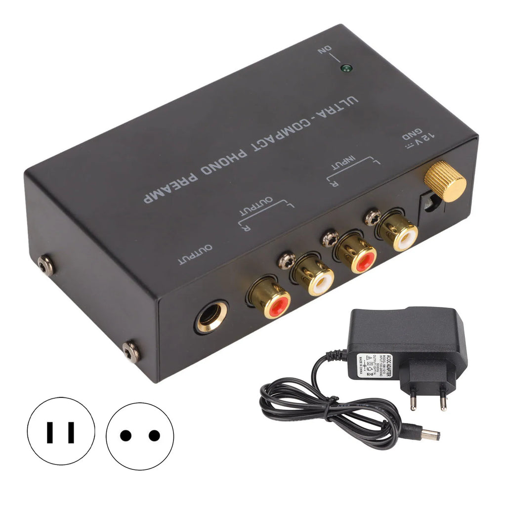 PP400 Phono Turntable Preamp Stereo Input Output Record Player Zpaxo