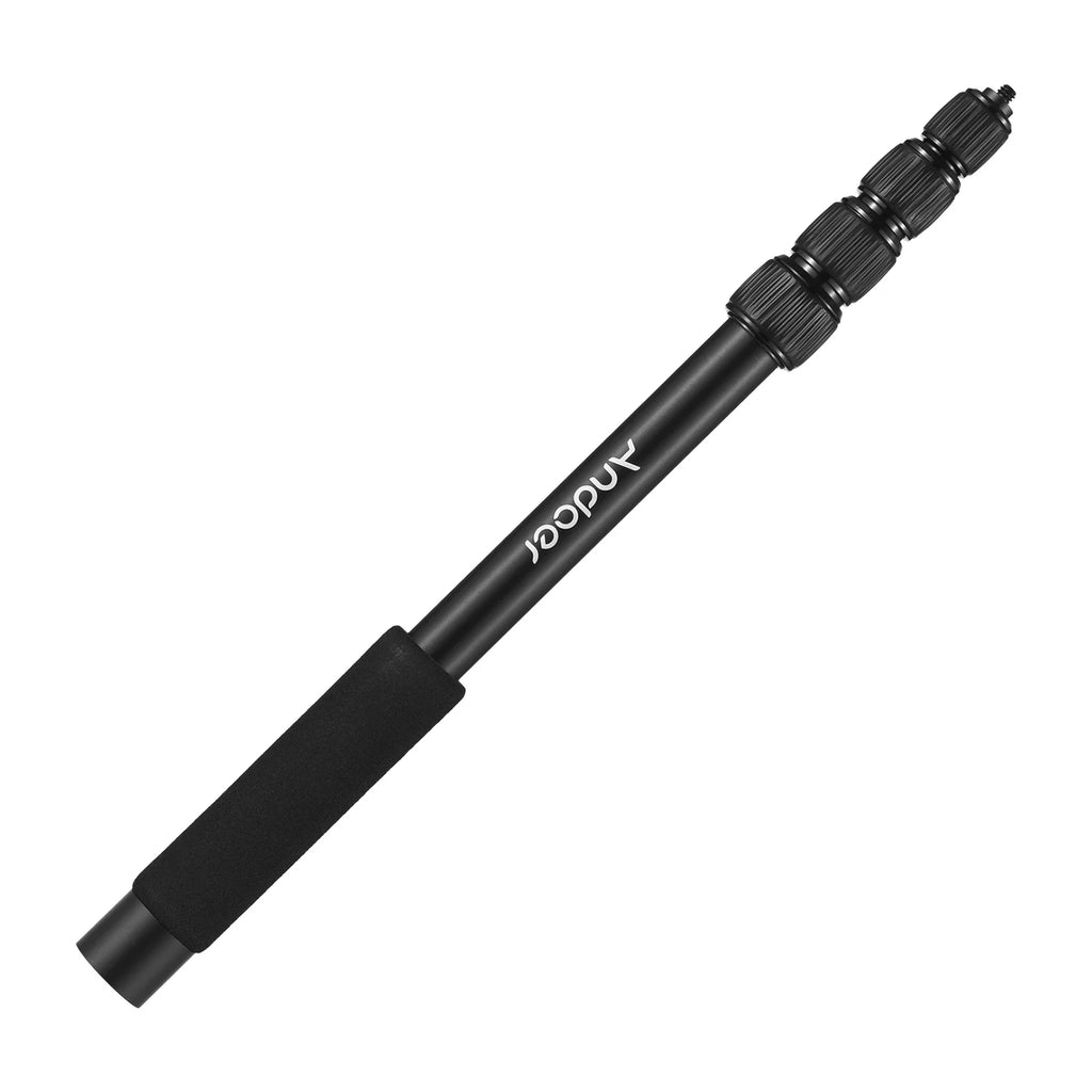 Andoer Handheld Microphone Boom Arm 4-Section Extendable Mic Aluminum Zpaxo Five-section
