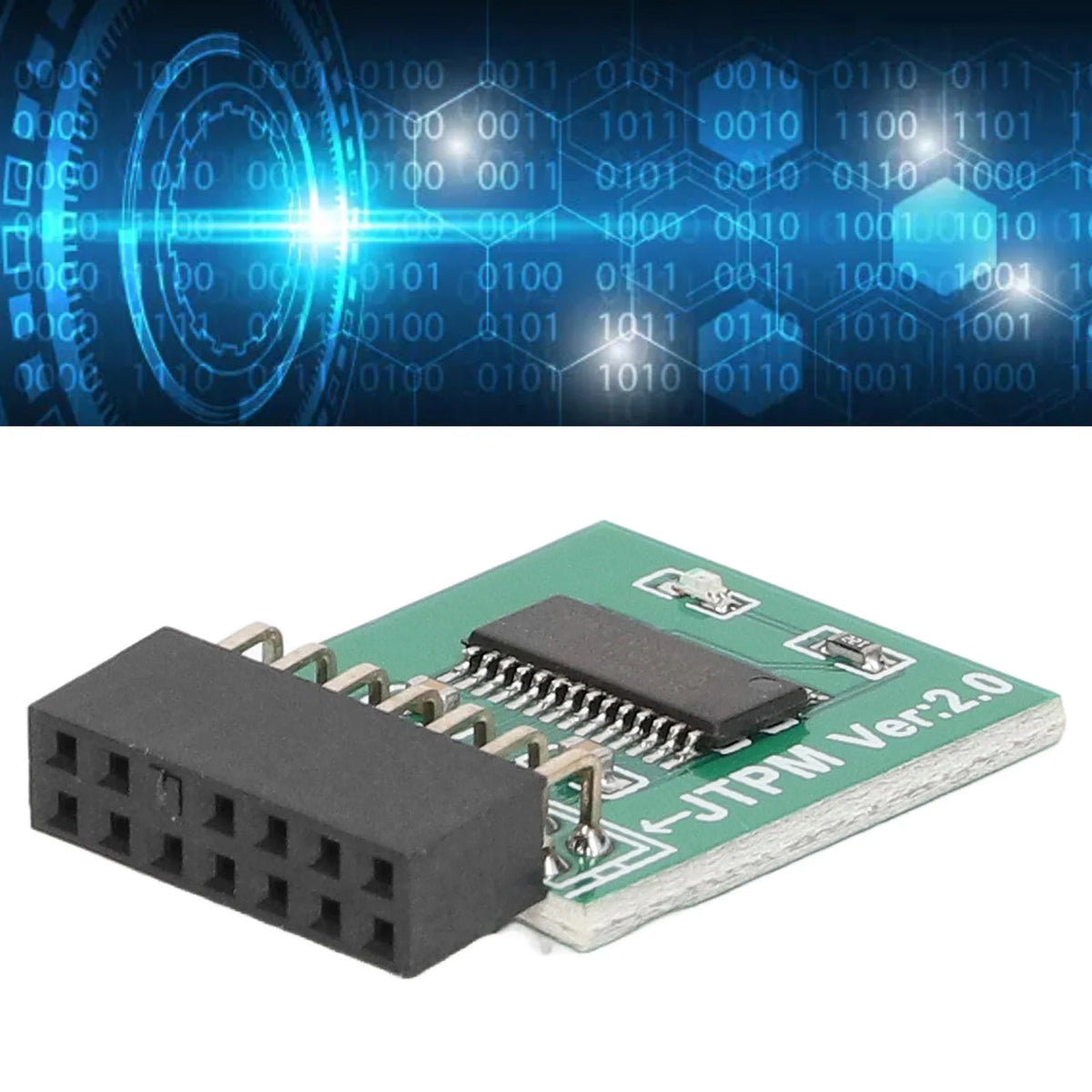 TPM Board 2 0 Module Strong Encryption 14 Pin LPC Interface Win11 Zpaxo