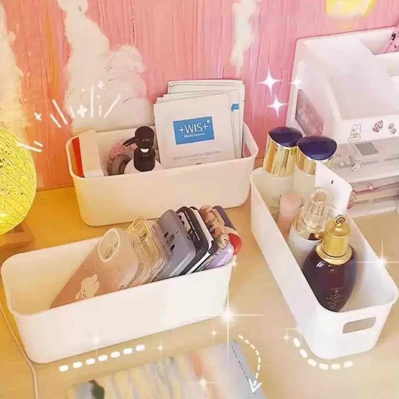 Thickened Rectangular Storage Box Cosmetics Socks Cards Snacks Phone Zpaxo
