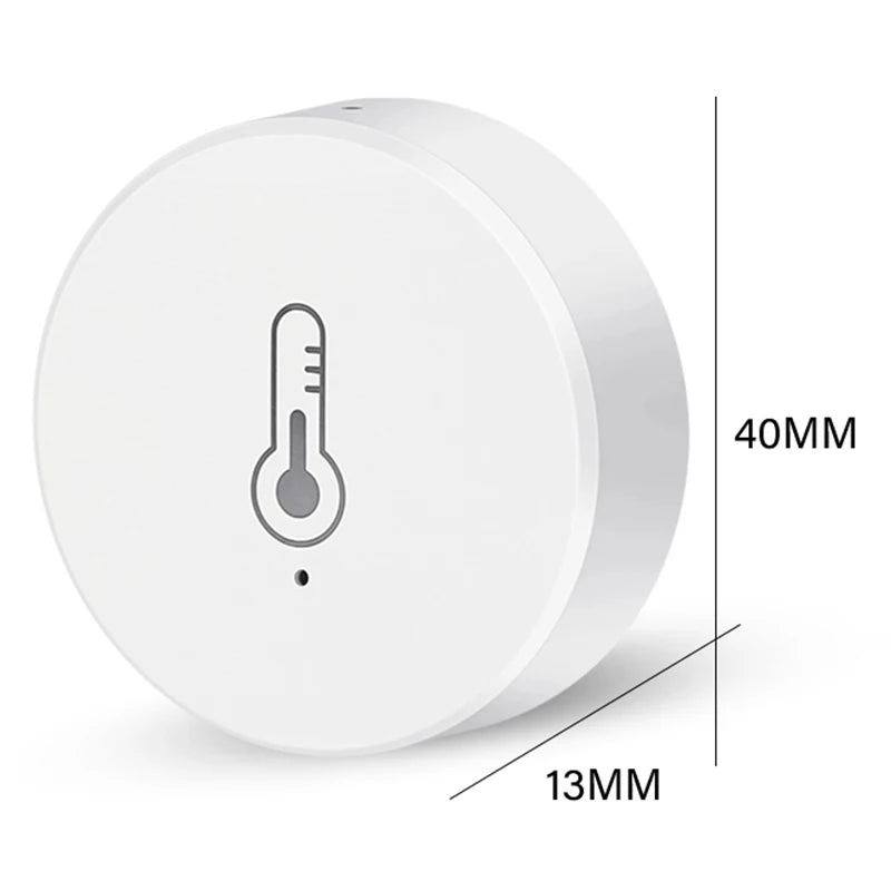 Tuya Smart Zigbee Temperature Humidity Sensor Battery Power Indoor Zpaxo 1PCS