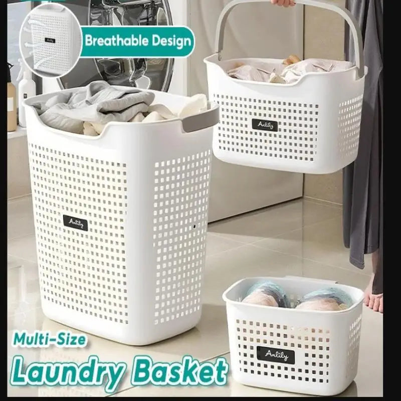 Multi-size Large Capacity Laundry Storage Dirty Clothes Basket Handle Zpaxo