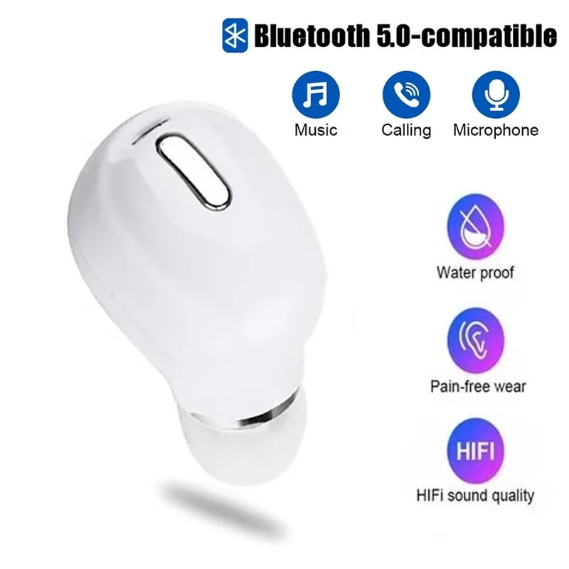 Waterproof Sports Bluetooth Earphones HD Microphone Handsfree Call Zpaxo