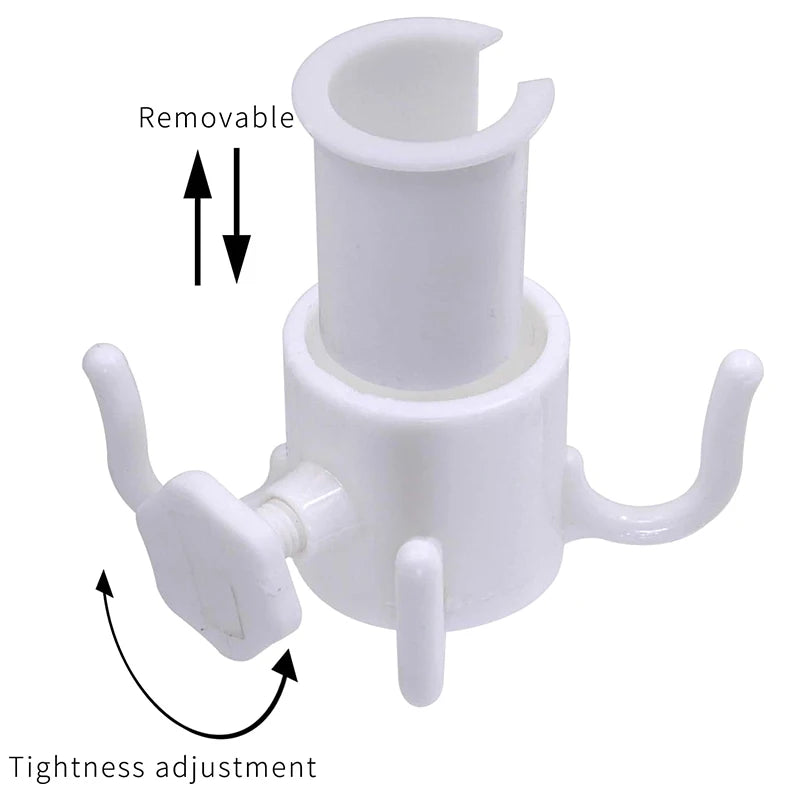 Portable Outdoor Beach Umbrella Hooks Hanger Versatile Space-saving Zpaxo