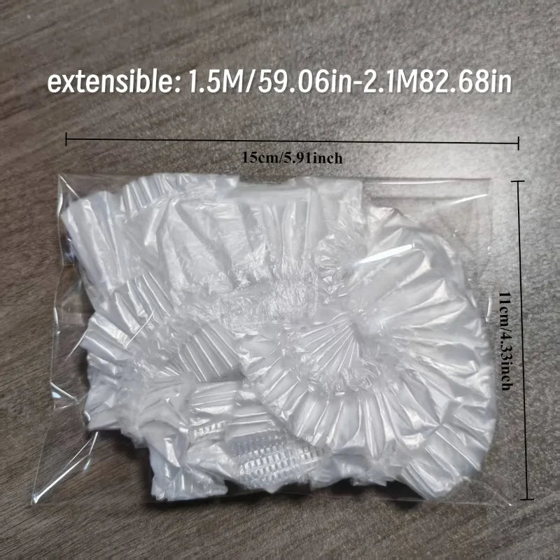 Durable Transparent PVC Bicycle Cover Waterproof Easy Install Road Zpaxo