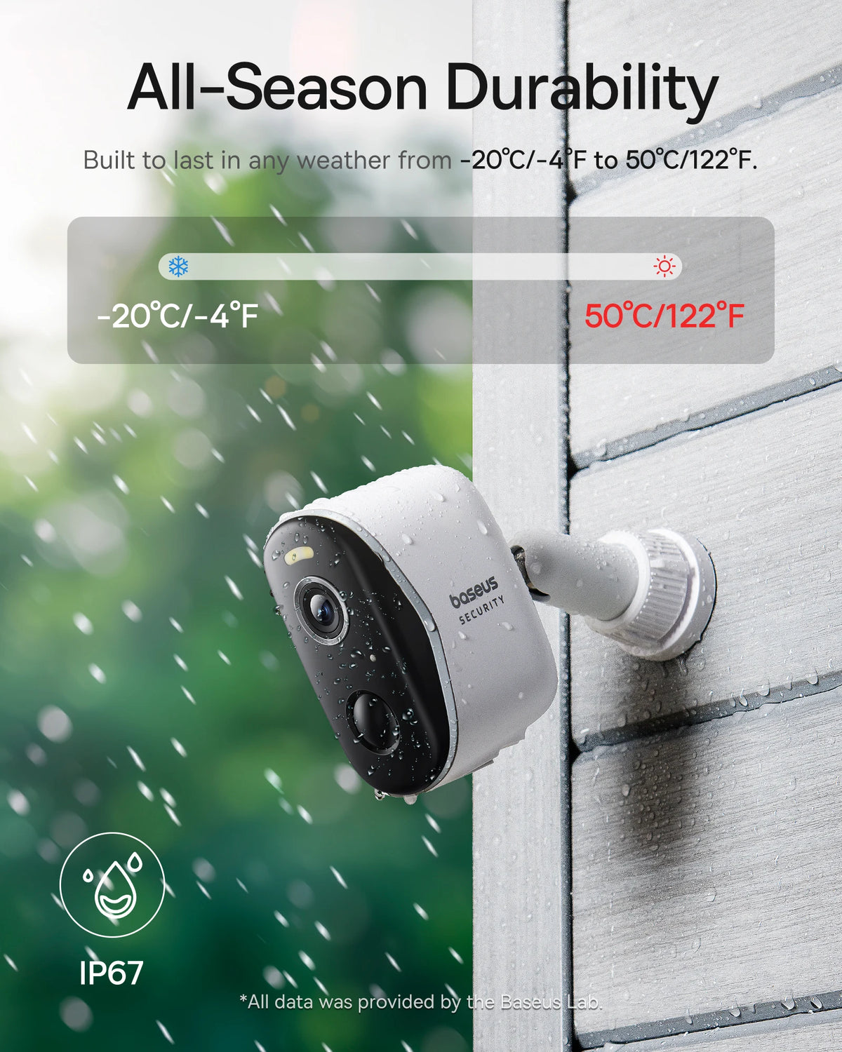 Baseus Security Protection N1 2K Outdoor Camera Wireless Home Night Zpaxo
