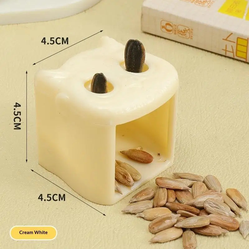 Sunflower Seed Lazy Artifact Opener Home Kitchen Manual Peeler Zpaxo White