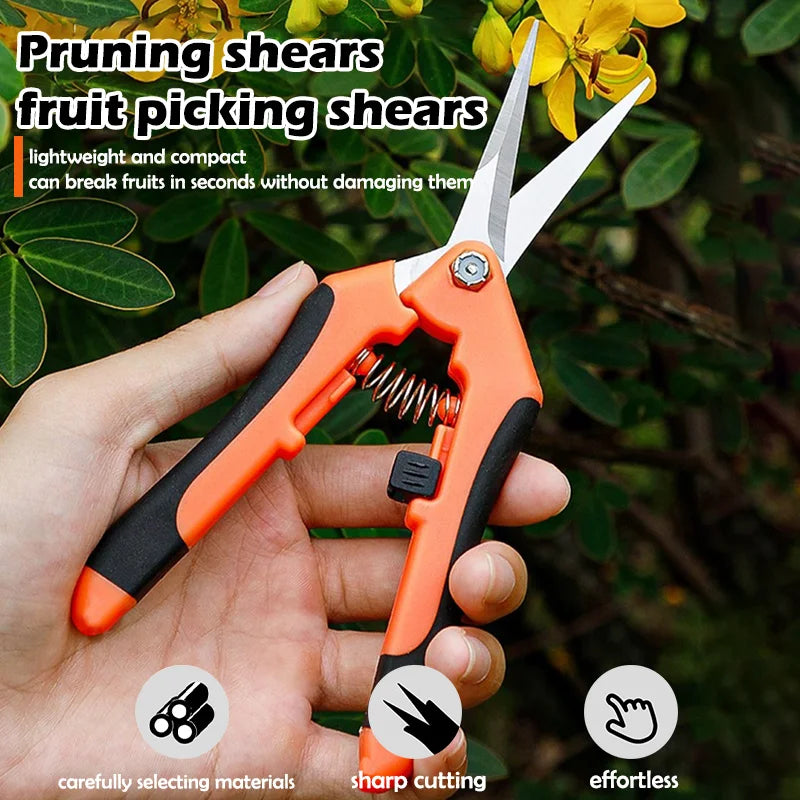 Pruning Shears Precision Trimming Scissors Gardening Hand Snips Zpaxo