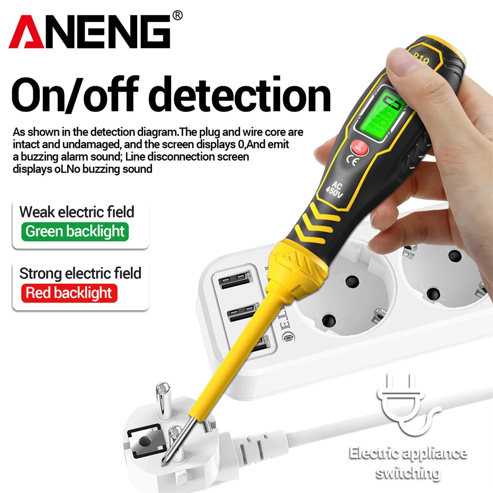 Non Contact Electrical Test Pen 1000V NCV Induction Screwdriver Zpaxo