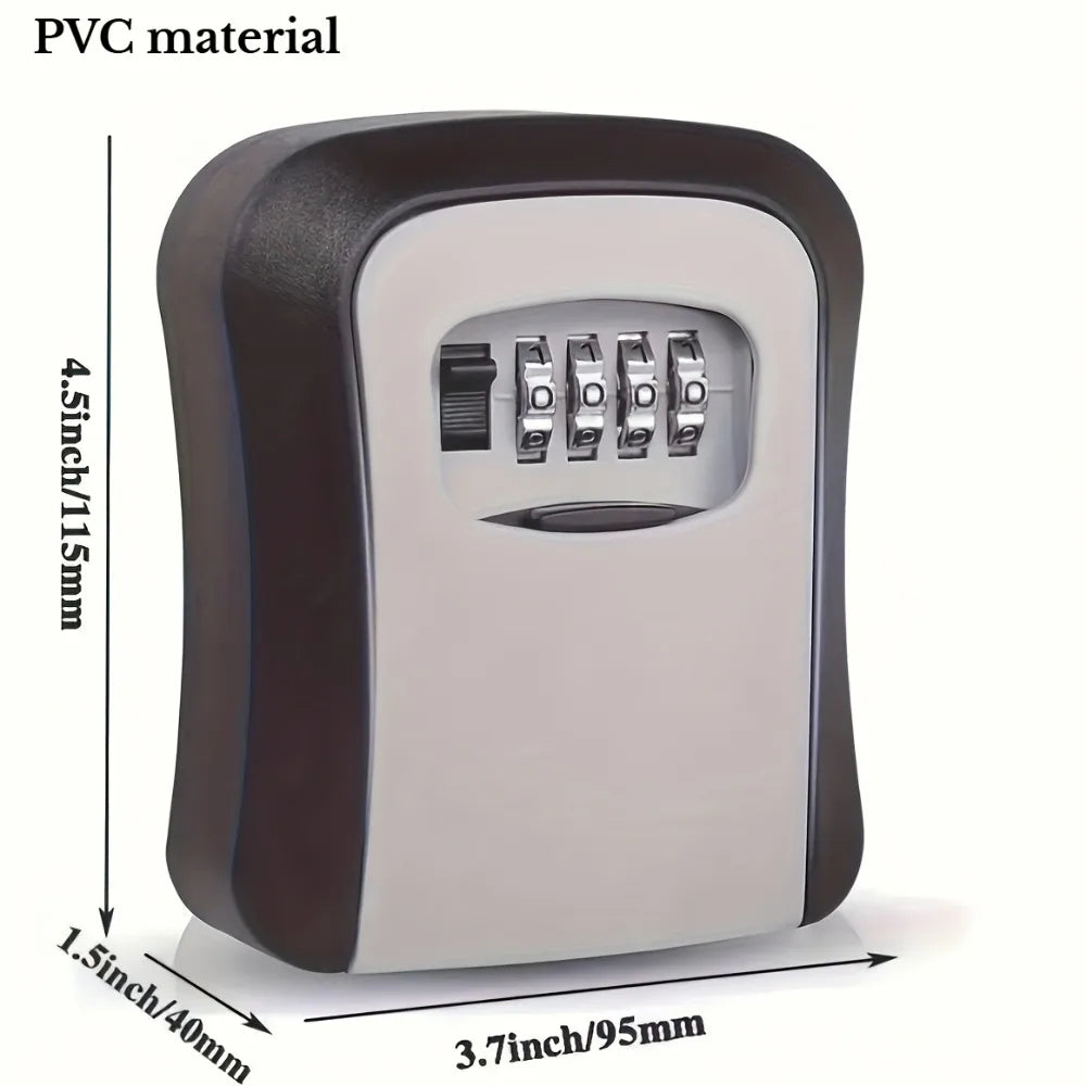 Ultra-secure Flip-top Key Safe Wall-mounted Metal Plastic Combination Zpaxo