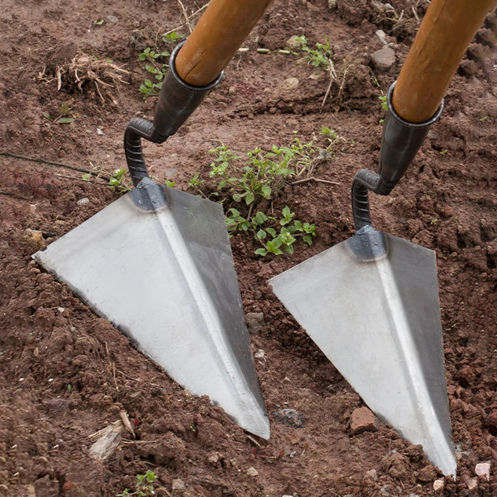 Farm Tools Hoes Triangle Small Tip Hoe Plowing Hand Plow Manual Zpaxo