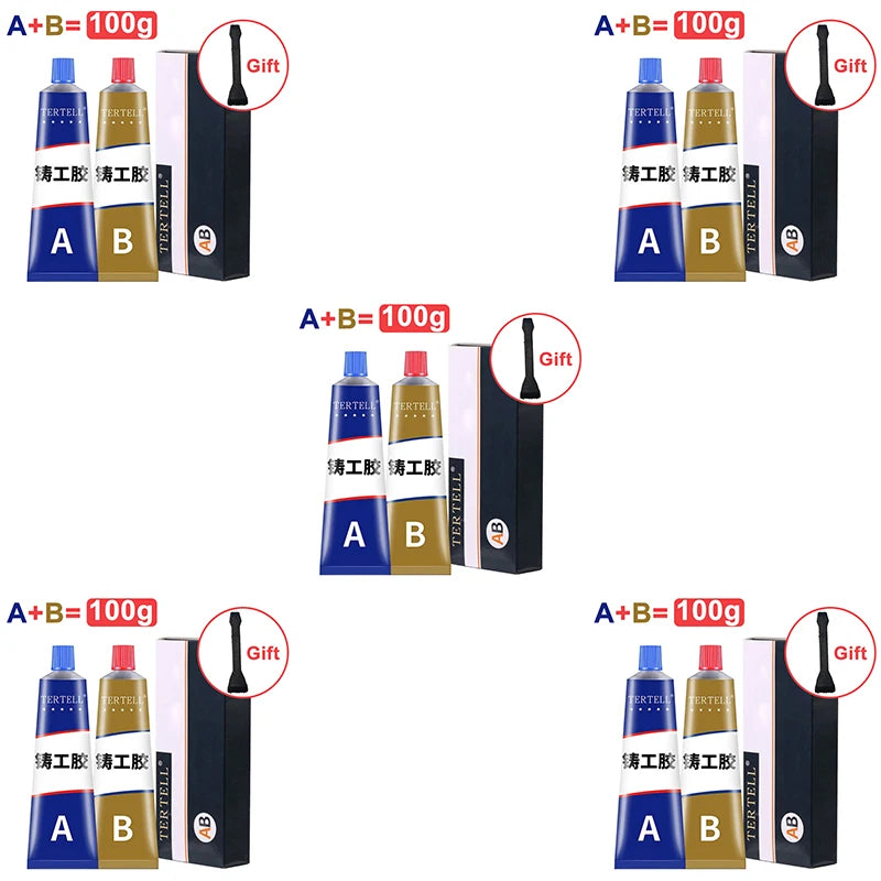 Extra Strong Glue Magic Repair AB Casting Liquid Metal Paste Cold Zpaxo 500g