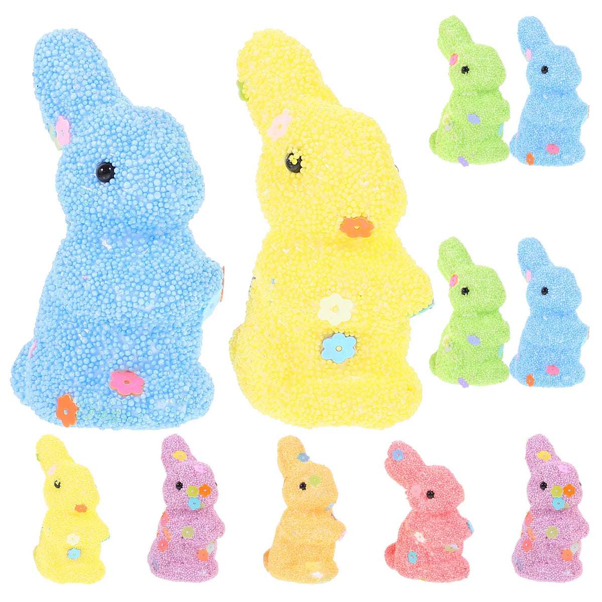Foams Rabbit Decorations Easter Bunny Table Decoration Cute Small Zpaxo Default Title