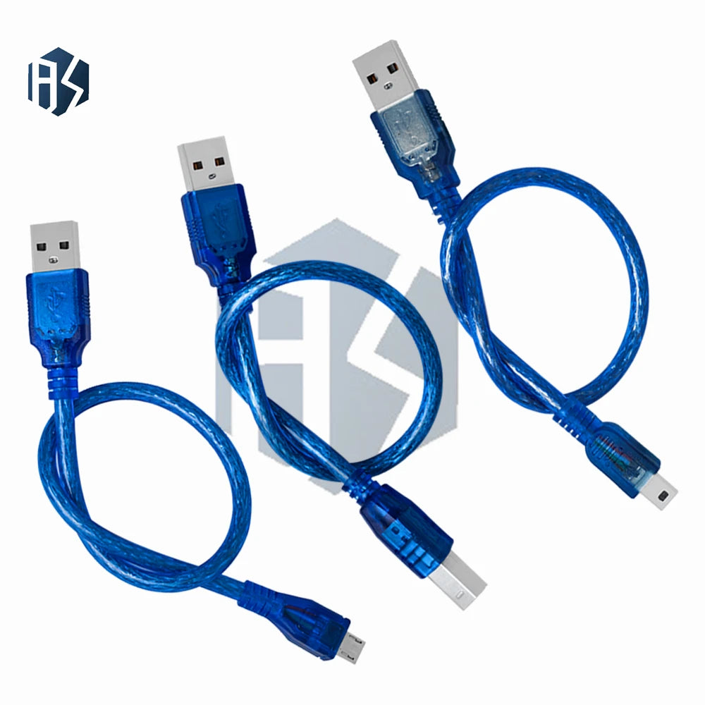30cm USB Cable for arduino Nano 3.0 USB to mini USB Micro USB CABLE for arduino Zpaxo